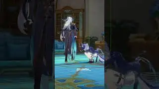 Neuvillette bullies Furina  #genshinimpact #genshinimpactmeme #fontaine