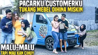 BOS MEBEL DIHINA CUMA SEORANG TUKANG MEBEL SAAT DEKETIN CUSTOMER CANTIK!! Tapi lihat wow..
