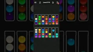 Ball Sort Color Water Puzzle Solution Level 919