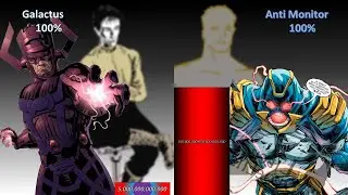 Galactus (The Writer) Vs Anti Monitor (TOAA) Power Level