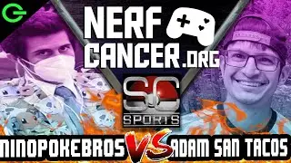 NERF CANCER CHARITY STREAM- Nino Poke Bros Vs Adam San Tacos - Silph Co Sports: EP 15