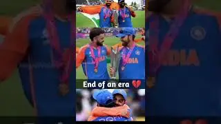 End of an ERA😢😢 virat kohli and rohit sharma retirement #Shorts#champions#cricket#indians