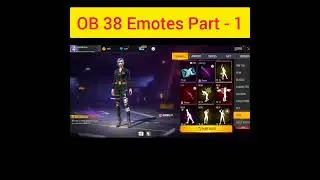 OB 38 Emotes Free Fire Part - 1 #shorts #freefire #viralshorts
