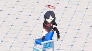 [Blue Archive] ~Ichika~ Cafe Furniture Interaction