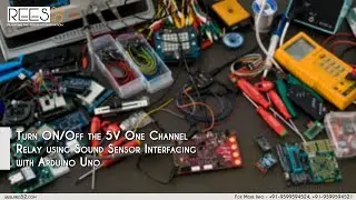 Turn On/Off the 5v Relay Module using Sound Sensor Module interfacing with Arduino uno