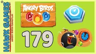 Angry Birds Stella POP Bubble Shooter Level 179 - Walkthrough, No Boosters