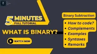 What is Binary Subtraction? | How to get 1's & 2's Complement? | Examples | #thetechnologycodes