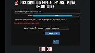 🚨 Race Condition Exploit: Bypass Upload Restrictions | Bug Bounty PoC