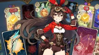 Amber goes wild with her buffed talent (and my luck) | Genshin Impact TCG