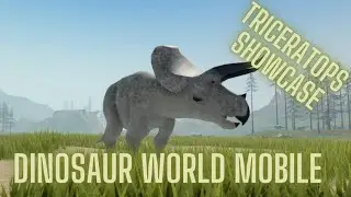Triceratops Showcase - Dinosaur World Mobile
