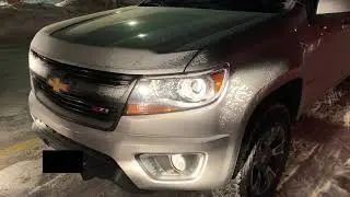 Chevy Colorado 2.8 Diesel Cold Start (-22ºF/-51ºF Wind Chill)