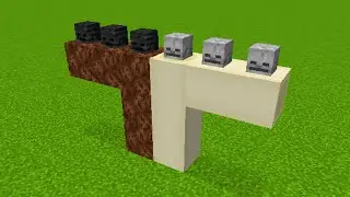Minecraft: how to create a double skeleton