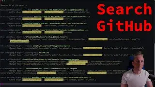 Search every repo on github.com with `gh search` CLI