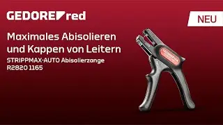 Maximales Abisolieren und Kappen von Leitern | GEDORE red StrippMax-Auto
