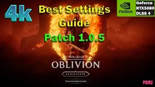Oblivion Remastered Best New Settings Guide After The Patch | Optimization Guide