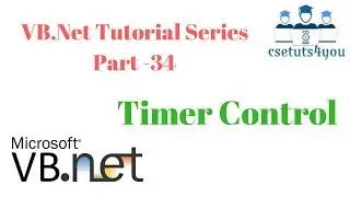 VB.Net Tutorial Series Part-34 Timer Control