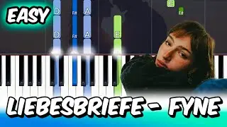 Liebesbriefe - Fyne | EASY Piano Tutorial