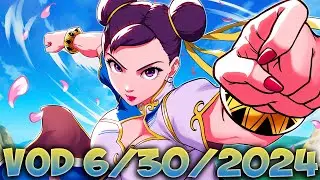 🔴VOD - Watching top 8 of fighting game tournaments (CEO 2024) (6/30/2024)