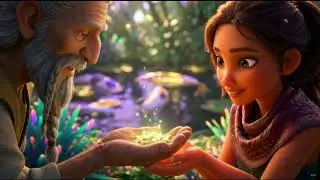3D Animation Magic walking in the park