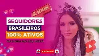 COMO GANHAR SEGUIDORES NO INSTAGRAM E TIKTOK MUITO RAPIDO EM 2024 😍