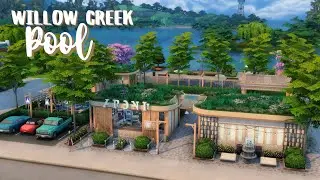 WILLOW CREEK POOL 🌊 | The Sims 4 Speedbuild | No CC
