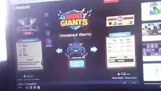 Я и мой брат играем за викинга в игру MINI GLANTA