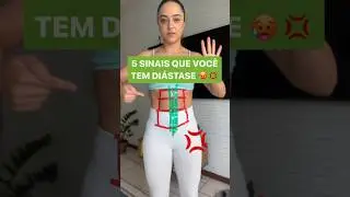 5 sinais que você tem diástase #perderbarriga #diastase #posparto #vacuum