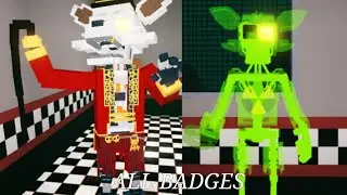 how get ALL BADGES in fnaf 3