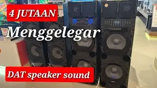 SPEAKER SYSTEM TERBAIK ‼️ DAT SPEAKER DW-122 4 JUTAAN SE MANTEP INI ‼️