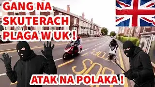 GANGI NA SKUTERACH PLAGA W ANGLII, Atak na Polaka ! #gang #skutery #kradzież #rowery #złodzieje