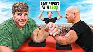 Beat World's Largest Arm at Arm Wrestling, Win $500