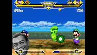 MUGEN SMG4 and Spondage Mario vs SMG3 and SMM2 SMW Luigi