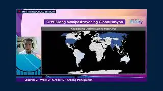 ETULAY AP 10 Q2 WEEK2: Anyo, Dimensiyon at Epekto ng Globalisasyon