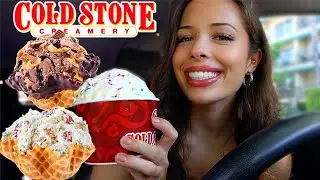 Cold Stone Ice Cream MUKBANG & STORYTIME ft. Sara!!!