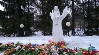 Акция памяти трагически погибших в г  Кемерово