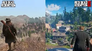 Big Valley Region Comparison | West Elizabeth | RDR1 VS RDR2