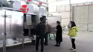 Egyptian customer visited Sun food machinery company- Peanut butter machinery