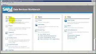 SAP DataServices Workbench - Replication Job