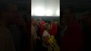 Болельщики Ирана. Кошмар в метро Петербурга!