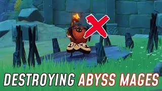 Summoning and Destroying Abyss Mages Because They're so Annoying ( Random Genshin Moment )