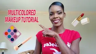 MULTICOLORED EYESHADOW TUTORIAL || MIDDLE CUT CREASE