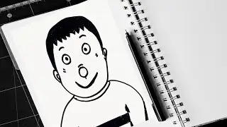 How to Draw Takeshi Goda Cartoon character step by step | Art Video | Easy Drawing Ideas