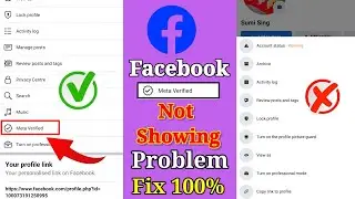 Meta Verified Option Not Showing | Meta verified not showing on facebook |meta verified not showing