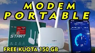 Modem WIFI 4G LTE + Free Kuota 150GB | Advan CPE Start ROUTER, Bisa Dibawa Kemana Aja