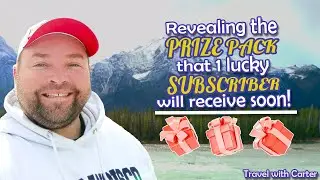 Unboxing 2000 subs prize pack!| Travel with Carter