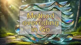 How to override methods in Go