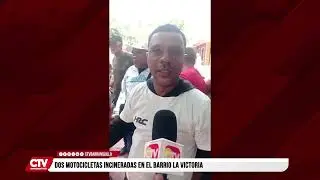 Debido a la inmovilización de su motocicleta, el dueño la incendió para evitar que se la llevaran