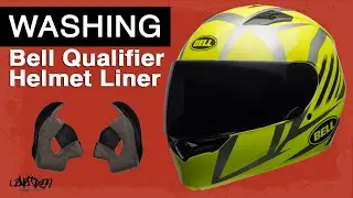How To Clean Motorcycle Helmet Liner  ( Bell Qualifier ) | Motorcycle Tips