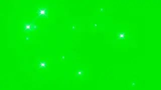 Shining Stars Green Screen 4K Video