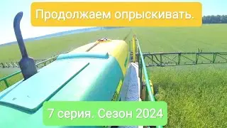 Продолжаем опрыскивать.